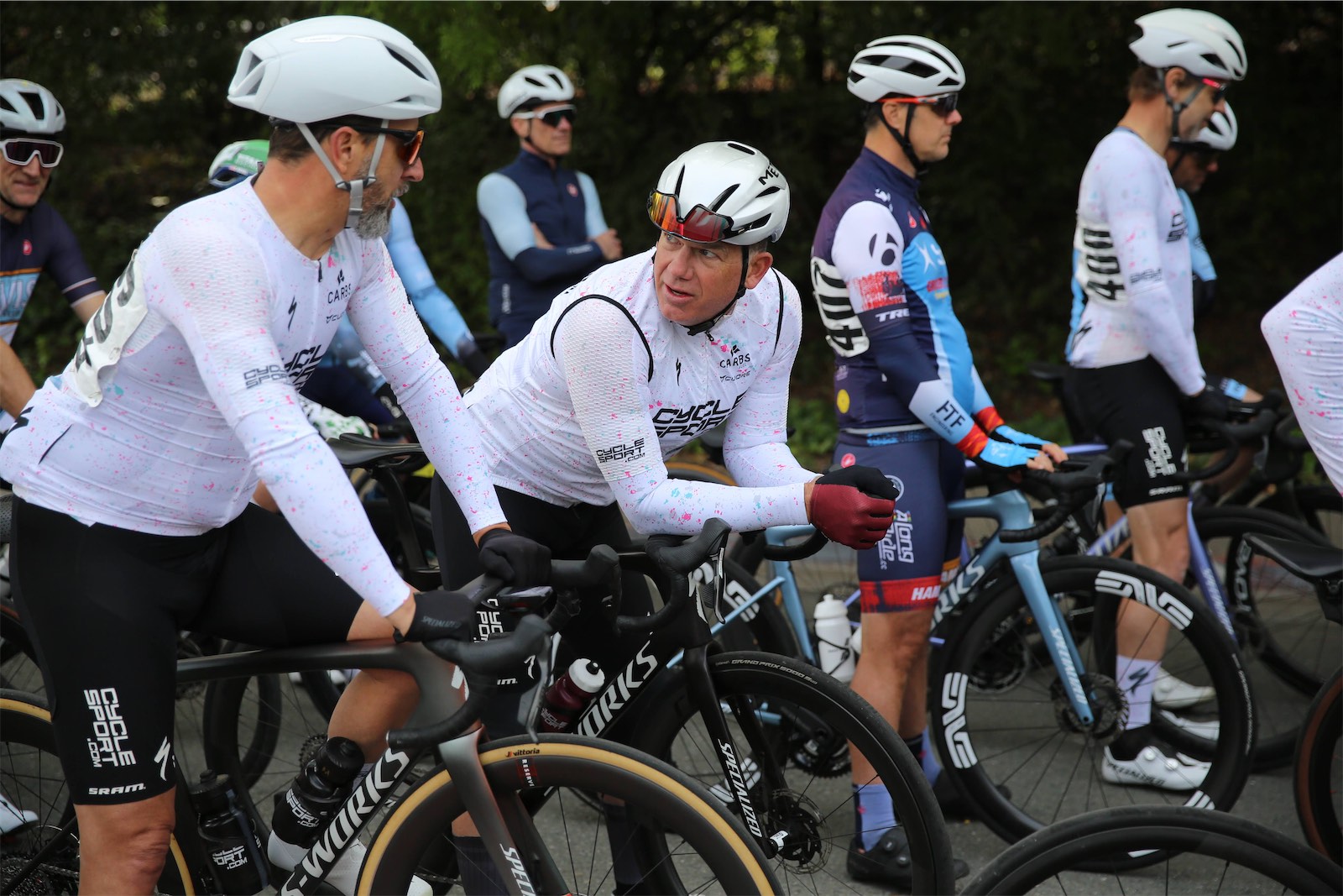 CycleSport.com riders with their bikes at the 2025 Berkeley Hills Road Race